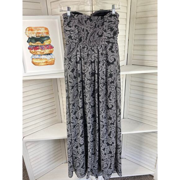 Jessica Simpson strapless maternity maxi dress - Picture 9 of 14